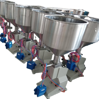 5-50 g Distanza di riempimento Macchina di riempimento manuale a pasta liquida pneumatica semiautomatica