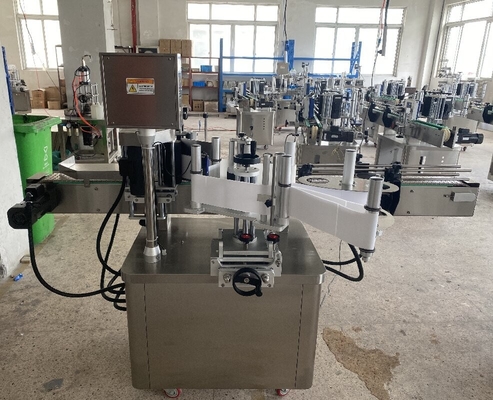 Etichetta adesiva di bottiglia di vetro rotonda Macchina di etichettatura automatica per bevande alimentari