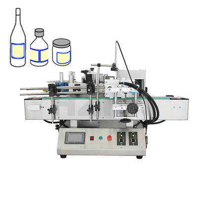 Etichettatura senza sforzo con la macchina automatica autoadesiva rotonda per l'etichettatura delle bottiglie da 130 kg