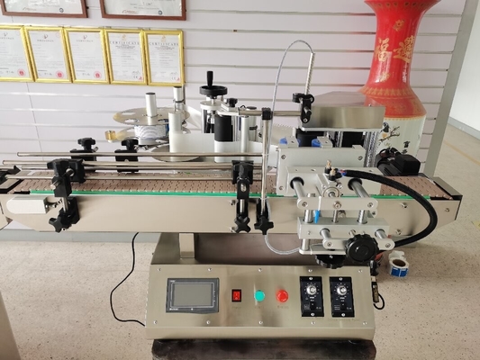 Etichettatura senza sforzo con la macchina automatica autoadesiva rotonda per l'etichettatura delle bottiglie da 130 kg