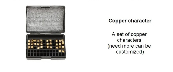 Macchina di codifica del nastro a stampa a mano portatile per 220V 50/60Hz Voltaggio e 2*4mm Dimensione delle particelle