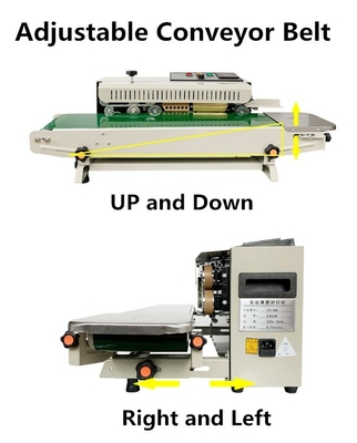 220V/50HZ FR-900 macchina di sigillamento a banda continua per sacchetti di plastica