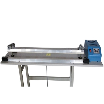 Macchina di sigillamento a pedale per sacchetti di carta di plastica con certificazione CE Velocità massima 12m/min 11 KG