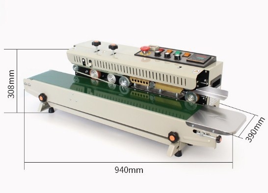 Sigillato di sacchetto di plastica a banda continua per sigillare le borse sul desktop a 220V/110V di tensione