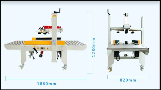 FXC-5050 Convogliere a nastro di sigillamento automatico Cartone sigillatore confezionatore per movimenti lisci