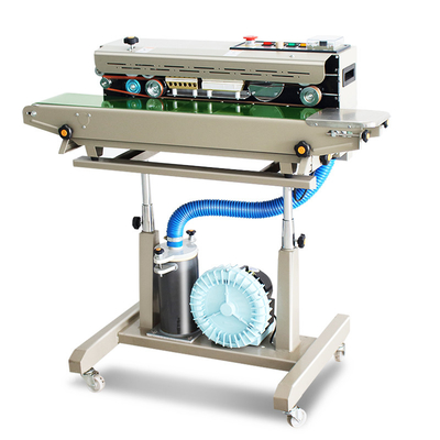 DBF-1000A sigillante a pellicola a gonfiore continuo automatico verticale per negozi di alimenti e bevande