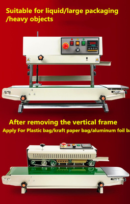 Spuntini di sigillamento larghezza 6-12 mm Verticale sacchetto alimentare sigillatore sacchetto di plastica banda sigillatore macchina