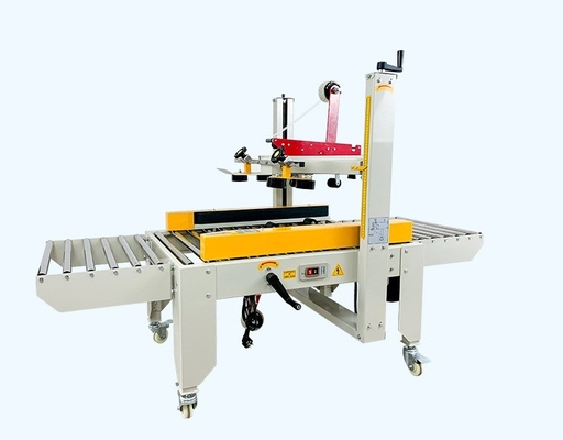 FXC-5050 Macchina semiautomatica adesiva adesiva per la sigillatura di scatole di cartone per imballaggi di cartoni