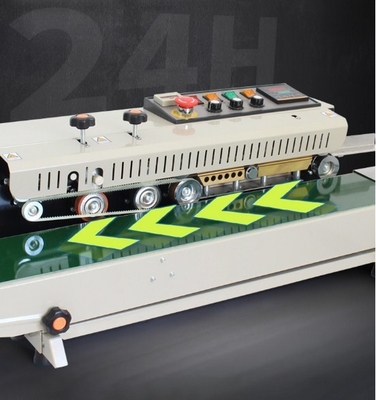 110V/220V 50-60HZ Sacchetto di plastica Soild Ink Continuous Band Sealer per un processo di sigillamento facile