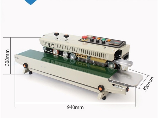 110V/220V 50-60HZ Sacchetto di plastica Soild Ink Continuous Band Sealer per un processo di sigillamento facile
