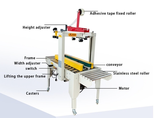 Altri imballaggi in cartone Scegliere 240W Auto Cartone Case Sealer Machine per risultati rapidi