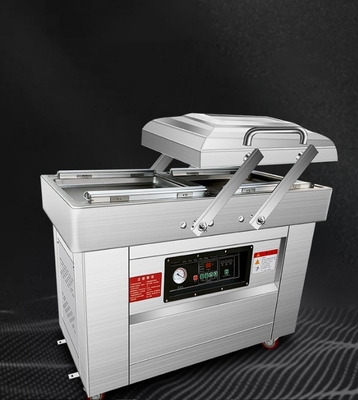 Macchina di imballaggio a vuoto a doppia camera per soia/carne/pesce/porco/ape/riso Capacità 140 kg