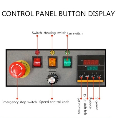 Tessili facile a 220V/50HZ sigillante automatico a fascia continua verticale per sacchetto di plastica