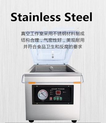 Potenza di sigillamento di 200W 260mm Desktop Single Chamber Vacuum Packing Machine for Benefit