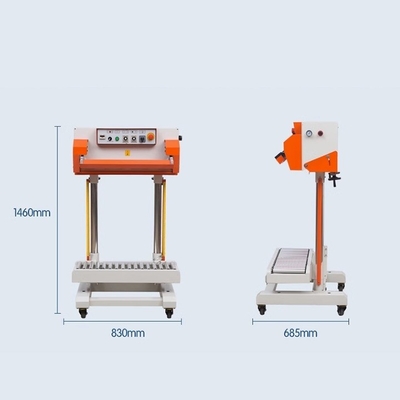 Macchina di sigillatura continua per sacchetti di plastica da 100 kg a velocità di sigillamento da 2 a 10 m/min