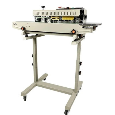 Macchina di sigillatura per sacchetti di plastica a piano verticale con fascia di sigillamento in piedi velocità massima 12 m/min