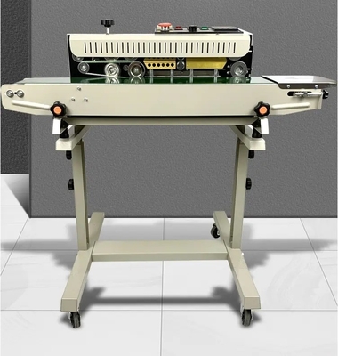 Macchina di sigillatura per sacchetti di plastica a piano verticale con fascia di sigillamento in piedi velocità massima 12 m/min