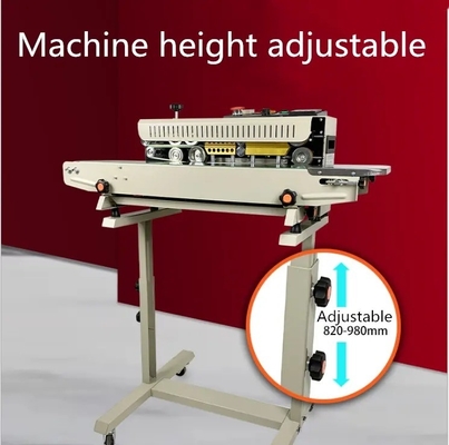 Macchina di sigillatura per sacchetti di plastica a piano verticale con fascia di sigillamento in piedi velocità massima 12 m/min