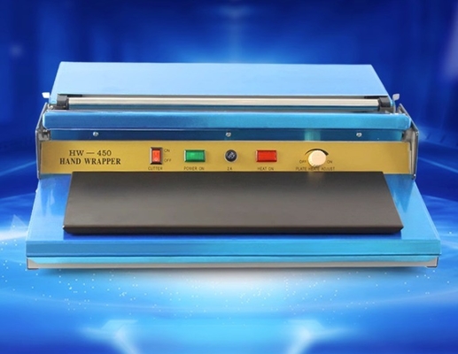 220V/50HZ Mini Plastic Stretch Cling Film Hand Wrapper Sealing Machine per frutta alimentare