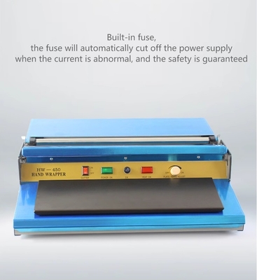 220V/50HZ Mini Plastic Stretch Cling Film Hand Wrapper Sealing Machine per frutta alimentare