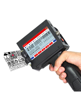 600DPI 25,4 mm Smart Handheld Portable Batch Coding Machine Stampa a getto d'inchiostro