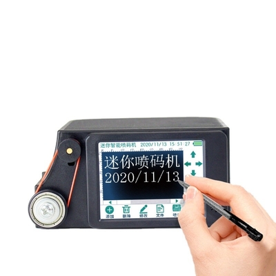 12.7 mm Altezza di stampa Mini stampante a getto d'inchiostro con bottiglia portatile per materiale cartaceo