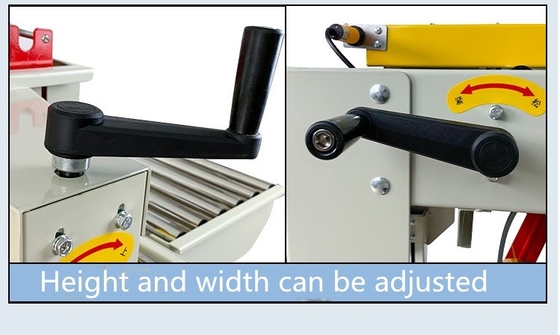 Macchina semiautomatica a nastro trasportatore per sigillare cartoni da 1350*640*1430 mm