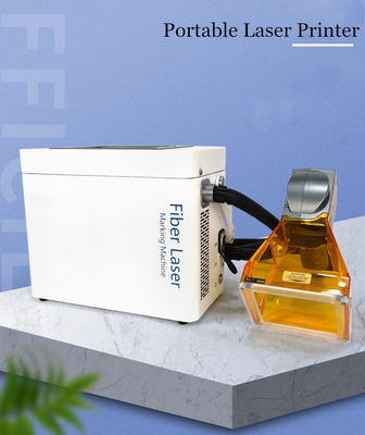 Rubber Applicable 20W HandHeld Fiber Portable Laser Engraver Marcatore per il logo della data