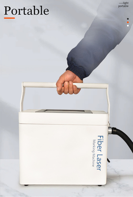 Rubber Applicable 20W HandHeld Fiber Portable Laser Engraver Marcatore per il logo della data