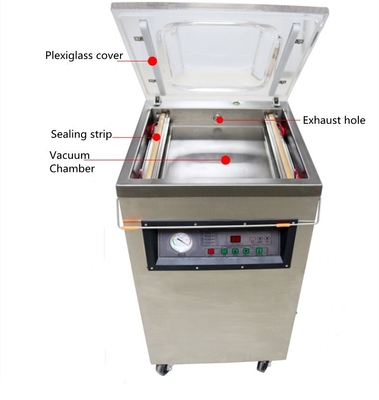 Macchina di imballaggio a vuoto di qualità commerciale con capacità di 70 kg e design user-friendly