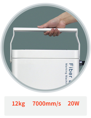 Easy To Move 20W 30W portatile metal Engraver con aria raffreddamento Area di incisione 100x100mm