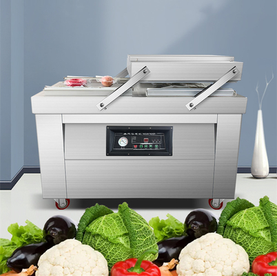 220V/50HZ DZ-400/SA Flatbed Double Chamber Food Vacuum Packing Machine per la carne, il riso e il pesce