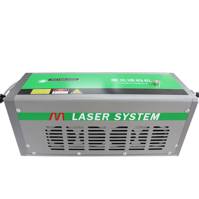 Stampa laser a CO2 da 40W per data di scadenza Codice del lotto su sacchetti di plastica Cavo filo PET bottiglia