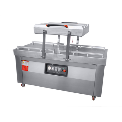 Doppie camere 750*620*100mm Grandezza della camera Macchina di sigillamento a vuoto per alimenti Fagioli di carne