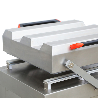 Doppie camere 750*620*100mm Grandezza della camera Macchina di sigillamento a vuoto per alimenti Fagioli di carne