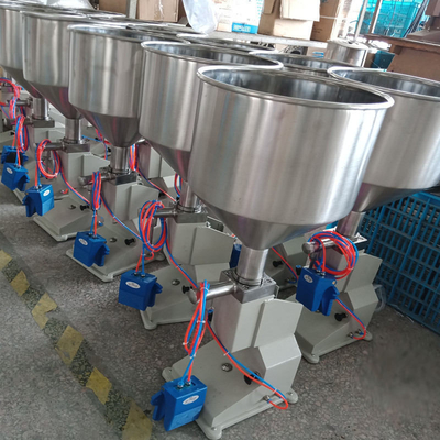 Manuale A02 Riempitore a pressione pneumatico per pasta o liquido in materiale di imballaggio in carta