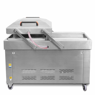 Macchine di imballaggio a vuoto a grande scanalatura semiautomatica di grado automatico per polli industriali