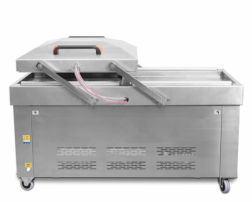 Imballaggio di plastica Sacchetto a vuoto a doppia camera sigillante per alimenti secchi ortaggi pesce frutta