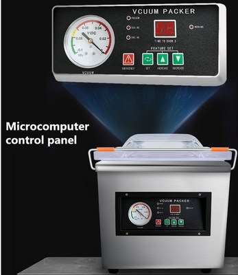 DZ260 Macchina di sigillamento a vuoto per carne fresca pesce alimenti vegetali 370W Potenza motore 27 KG