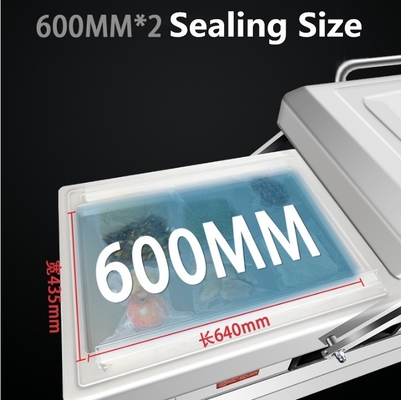 1450*650*980 sigillante a vuoto a doppia camera per macchine automatiche di imballaggio alimentare a vuoto