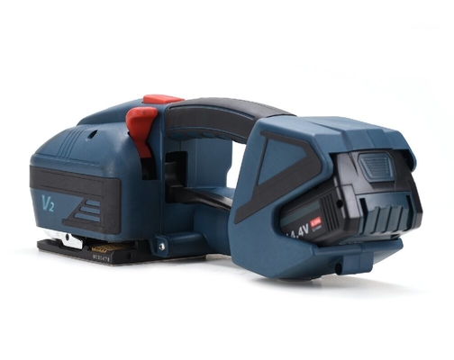 Strumento portatile per l'elaborazione di strisce di plastica PET PP a tensione 2800N con batteria di grande capacità