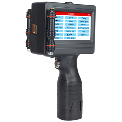 Stampante portatile a 600 dpi con solvente ecologico nero Numero di codice a barre Qr Data di scadenza