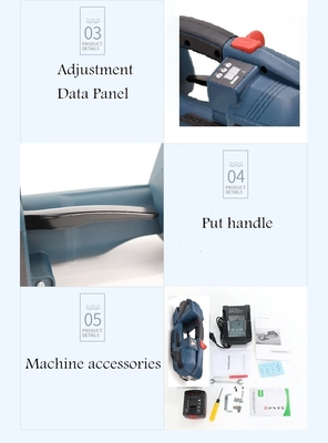 220V Batteria elettrica Power Strapping Handheld Strapping Making Machine con CE