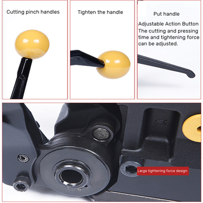 Manuale A333 Acciaio inossidabile Metallico Buckle Acciaio libero Combinazione String Tool per cinghie