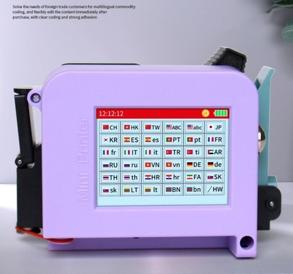 Stampa a getto d'inchiostro portatile con mini funzionamento intelligente 105*72*49 dimensioni