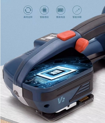 Applicare Spessore della cinghia 0,4-1,2 mm V2 Portatile Batteria elettrica Macchina di cinghia a mano per Pp e animali domestici
