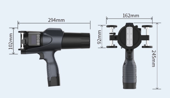 30-60 mm Stampa a getto d'inchiostro portatile in cartone con stampante TIJ