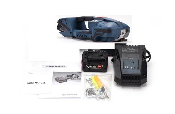 90 minuti di ricarica V2 batteria automatico alimentato a piastre calde pallet Strapping Machine