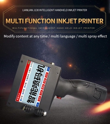 600DPI Fast Dry Ink Professional Inkjet Printer per la stampa di codici a barre di pistole portatili