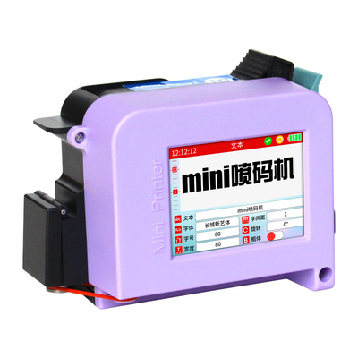Stampa a getto d'inchiostro industriale portatile mini intelligente per la stampa in legno 3,5 kg